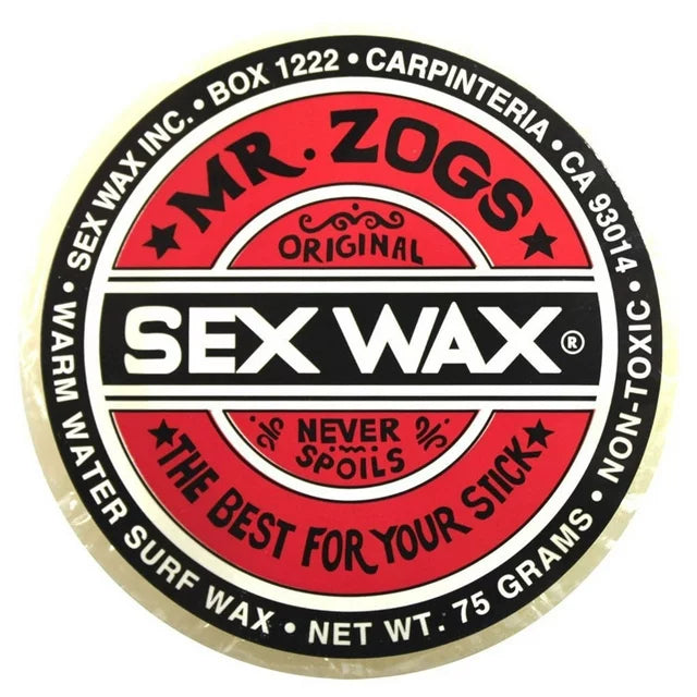 SEX WAX OG. WARM WATER SURF WAX-SINGLE BAR