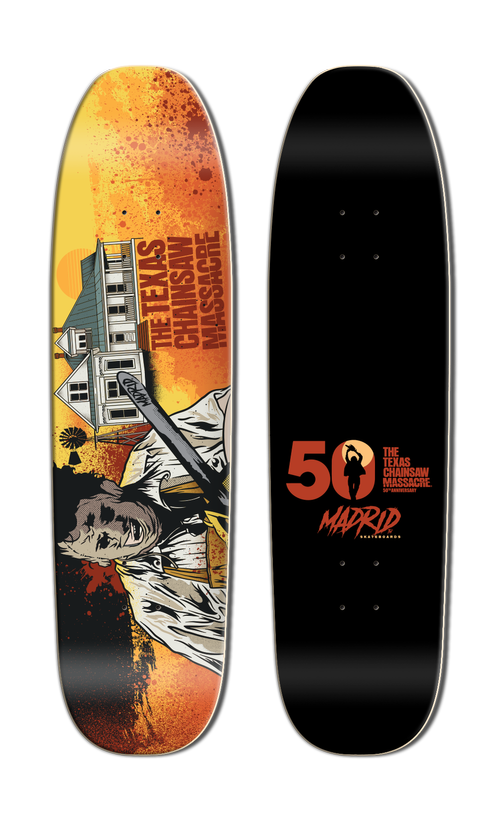 MADRID X TCM HOMEFRONT POOL SHOVAL SHAPE SKATEBOARD DECK