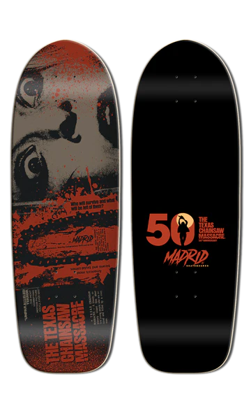 MADRID TCM HARDESTY RETRO MARTY SHAPE SKATEBOARD DECK