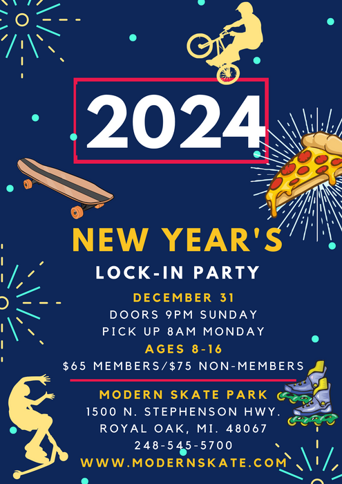 NEW YEAR'S EVE LOCK-IN 2024