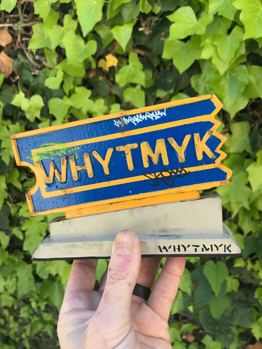 WHYTMYK CONCRETE BLOCKBUSTER SIGN