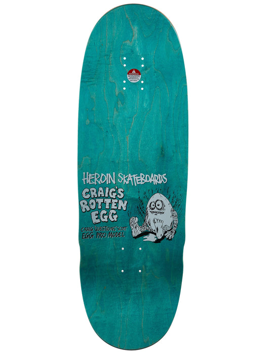 HEROIN CRAIGS ROTTEN EGG SKATEBOARD DECK