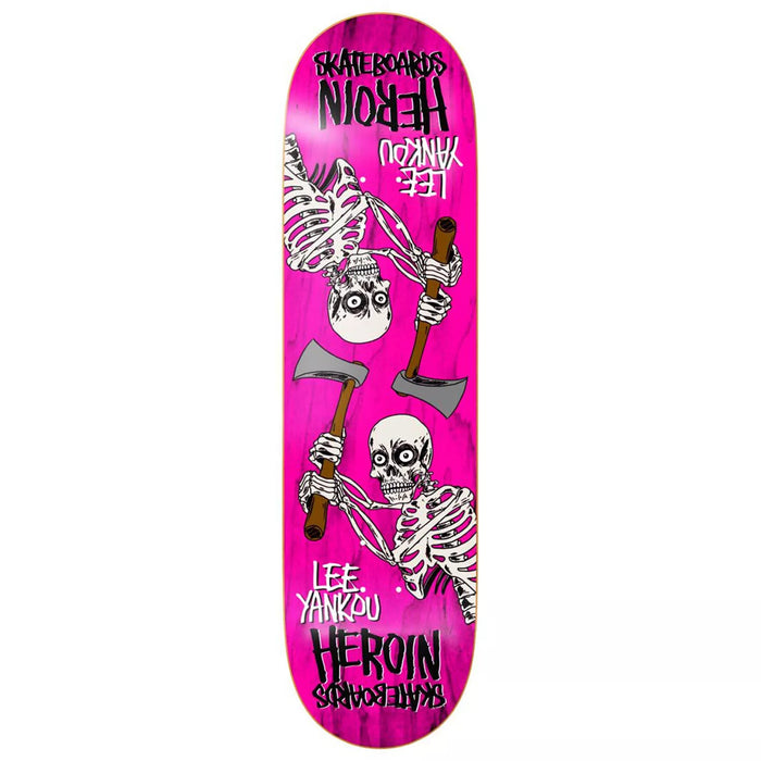 HEROIN AXE SYMMETRICAL SKATEBOARD DECK