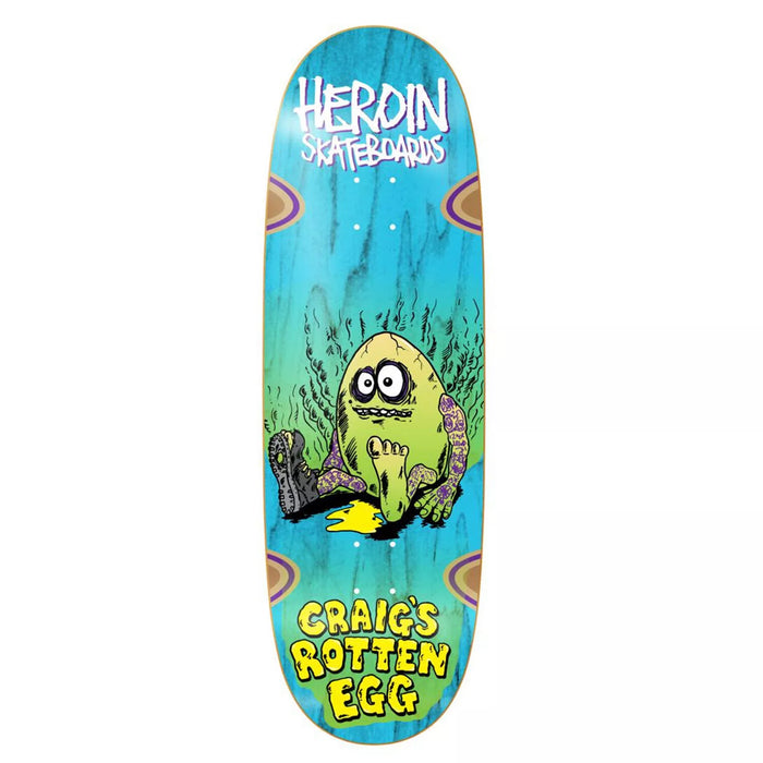 HEROIN CRAIGS ROTTEN EGG SKATEBOARD DECK