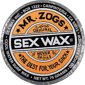 SEX WAX OG. COOL WATER SURF WAX-SINGLE BAR