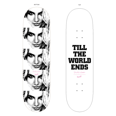 WELCOME X BRITNEY SPEARS POPSICLE SKATEBOARD DECK