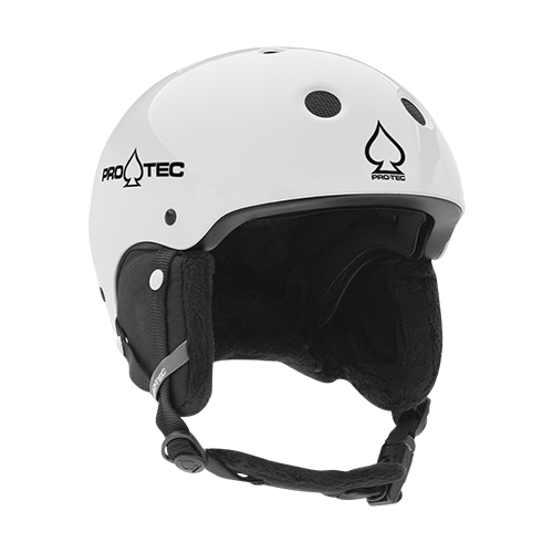 Pro-Tec Gloss White Classic Skate Helmet
